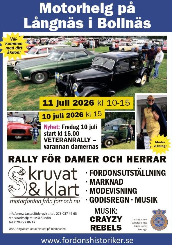 Skruvat & Klart lördagen 11 juli