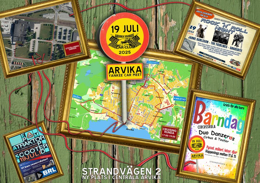 Bilutställning AYCC, Arvika Yankee Car Meet 19 juli