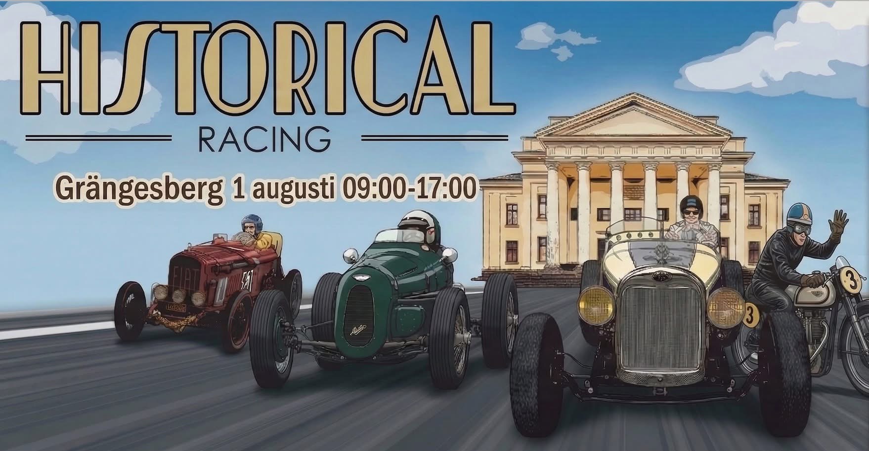 Historical Racing Grängesberg, 1:a Augusti