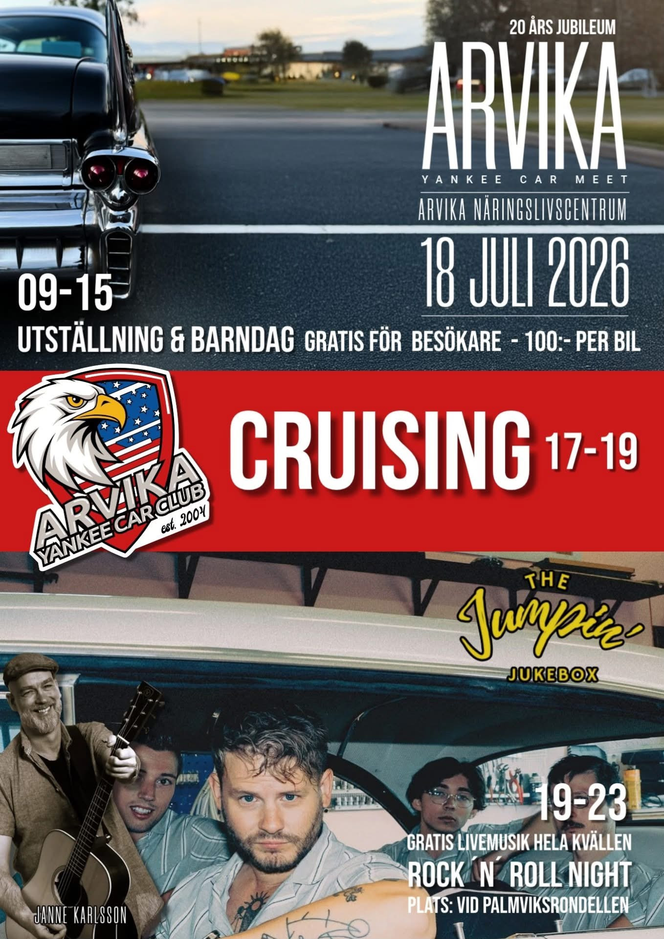 Arvika Yankee Car Meet, 18:e Juli