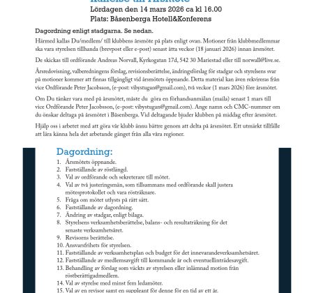 Årsmöte 2026